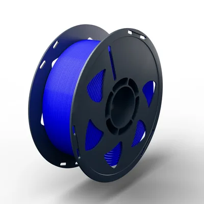 Rollo de filamento PLA brillante Azul Francia de 1 kg
