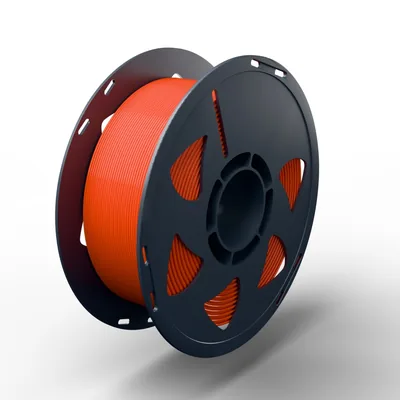 Rollo de filamento PLA brillante Naranja Tigre de 1 kg