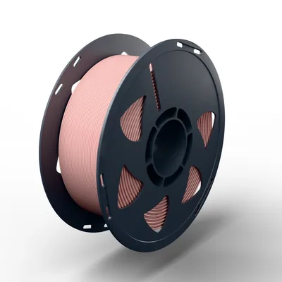 Rollo de filamento PLA brillante Rosa Flamenco de 1 kg