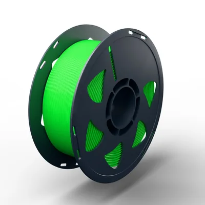 Rollo de filamento PLA brillante Verde Pixel de 1 kg